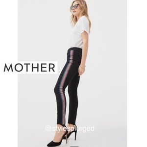 NWT🎉HP🎉MOTHER Looker Guilty Glitter Racer Jeans size 28